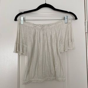 Emma and Sam off the shoulder top.